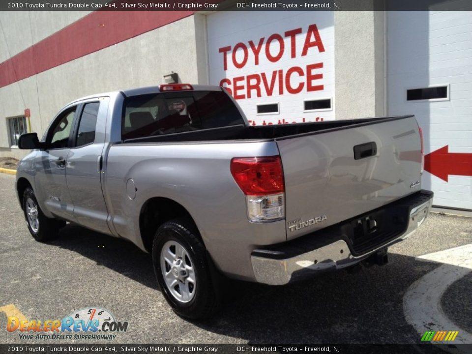 2010 Toyota Tundra Double Cab 4x4 Silver Sky Metallic / Graphite Gray Photo #4
