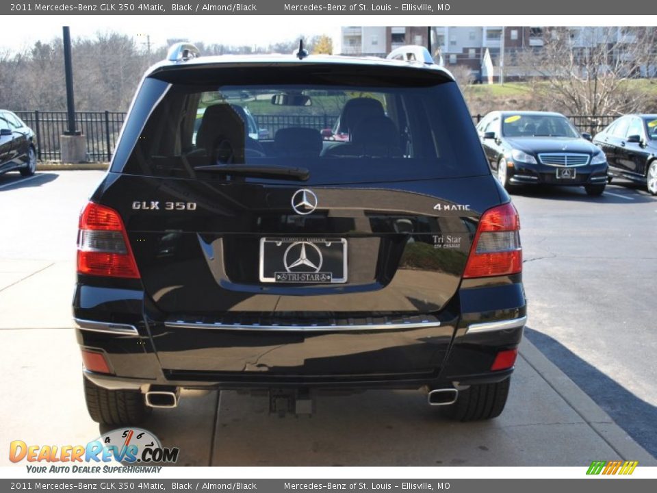 2011 Mercedes-Benz GLK 350 4Matic Black / Almond/Black Photo #11