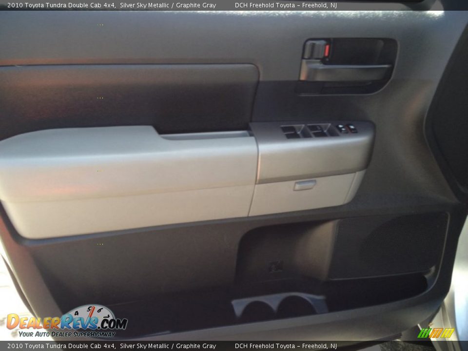2010 Toyota Tundra Double Cab 4x4 Silver Sky Metallic / Graphite Gray Photo #11