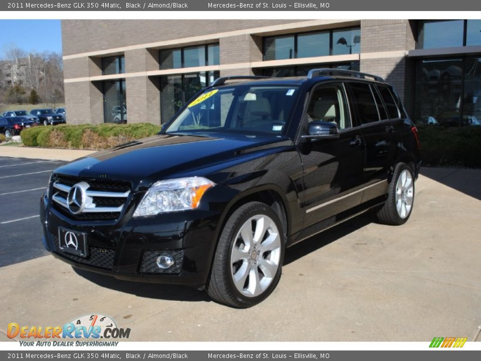 2011 Mercedes-Benz GLK 350 4Matic Black / Almond/Black Photo #15