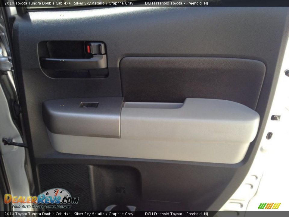 2010 Toyota Tundra Double Cab 4x4 Silver Sky Metallic / Graphite Gray Photo #19