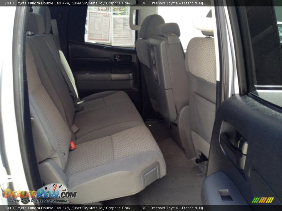 2010 Toyota Tundra Double Cab 4x4 Silver Sky Metallic / Graphite Gray Photo #20