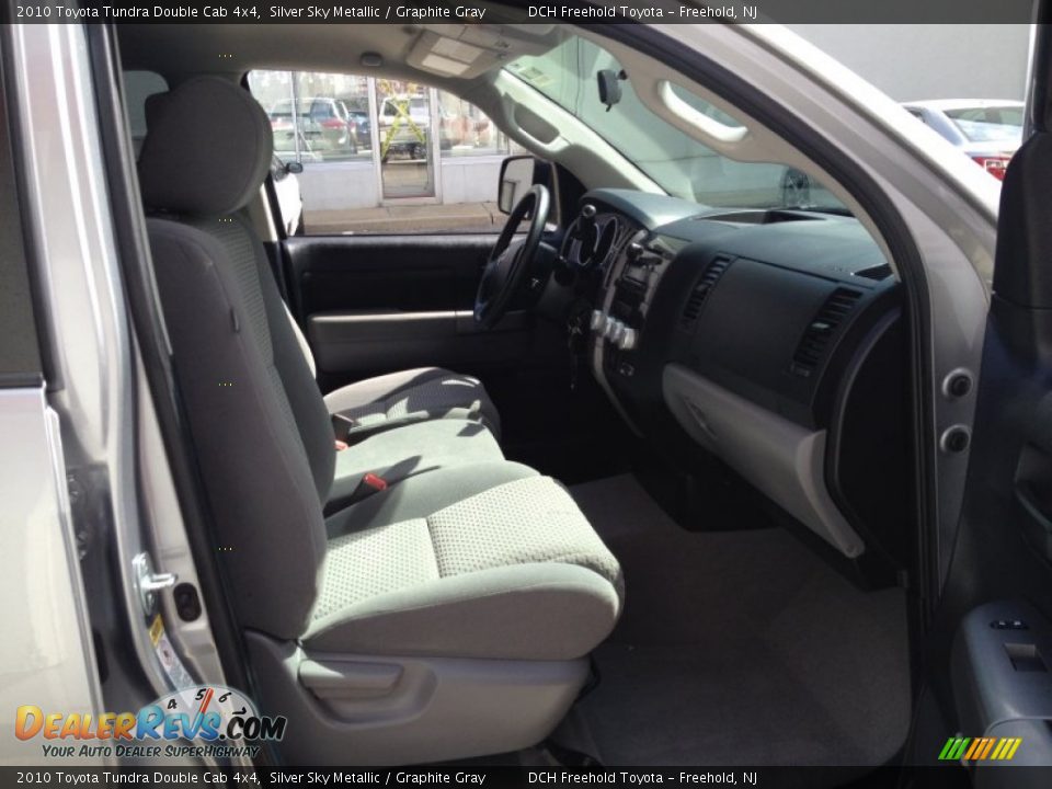 2010 Toyota Tundra Double Cab 4x4 Silver Sky Metallic / Graphite Gray Photo #22