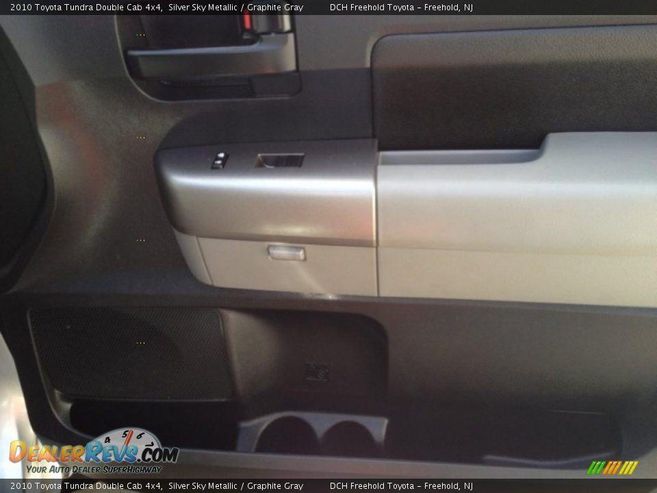 2010 Toyota Tundra Double Cab 4x4 Silver Sky Metallic / Graphite Gray Photo #23