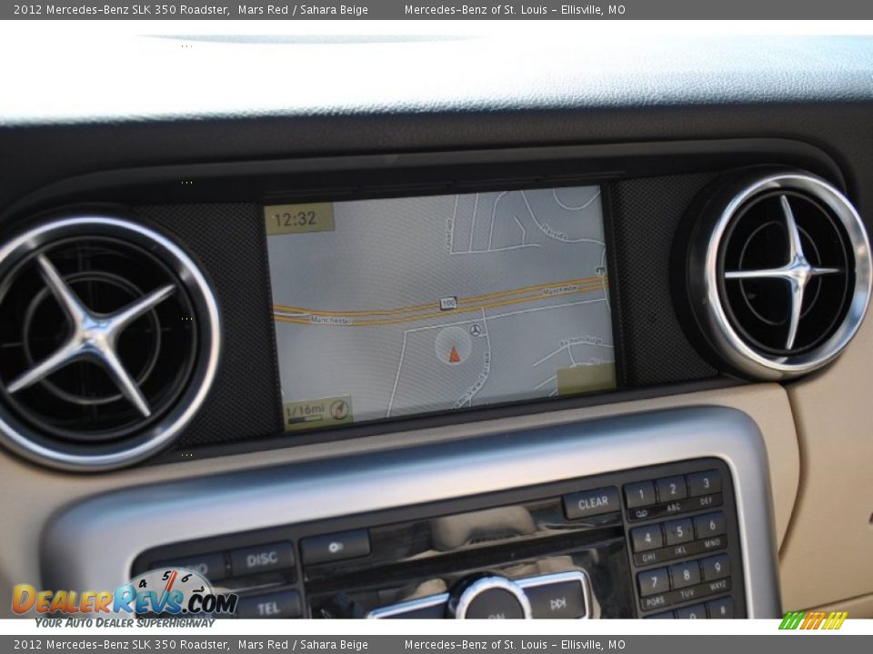 2012 Mercedes-Benz SLK 350 Roadster Mars Red / Sahara Beige Photo #6