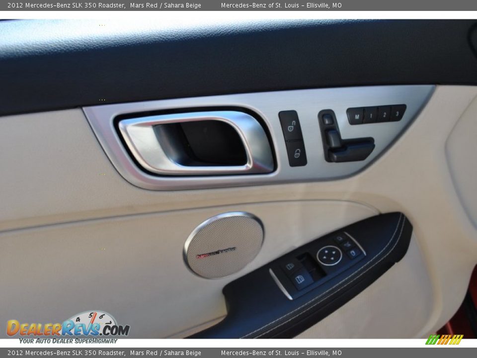 2012 Mercedes-Benz SLK 350 Roadster Mars Red / Sahara Beige Photo #7
