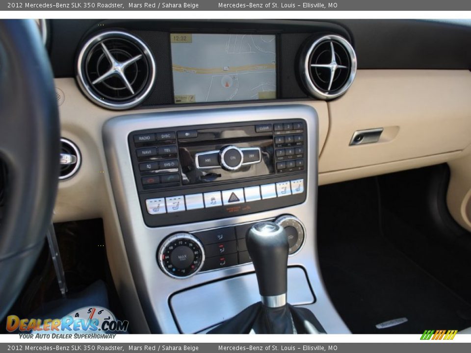 2012 Mercedes-Benz SLK 350 Roadster Mars Red / Sahara Beige Photo #8