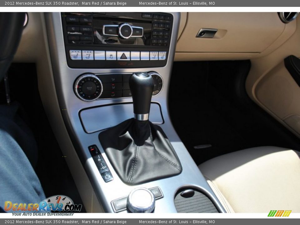 2012 Mercedes-Benz SLK 350 Roadster Mars Red / Sahara Beige Photo #9