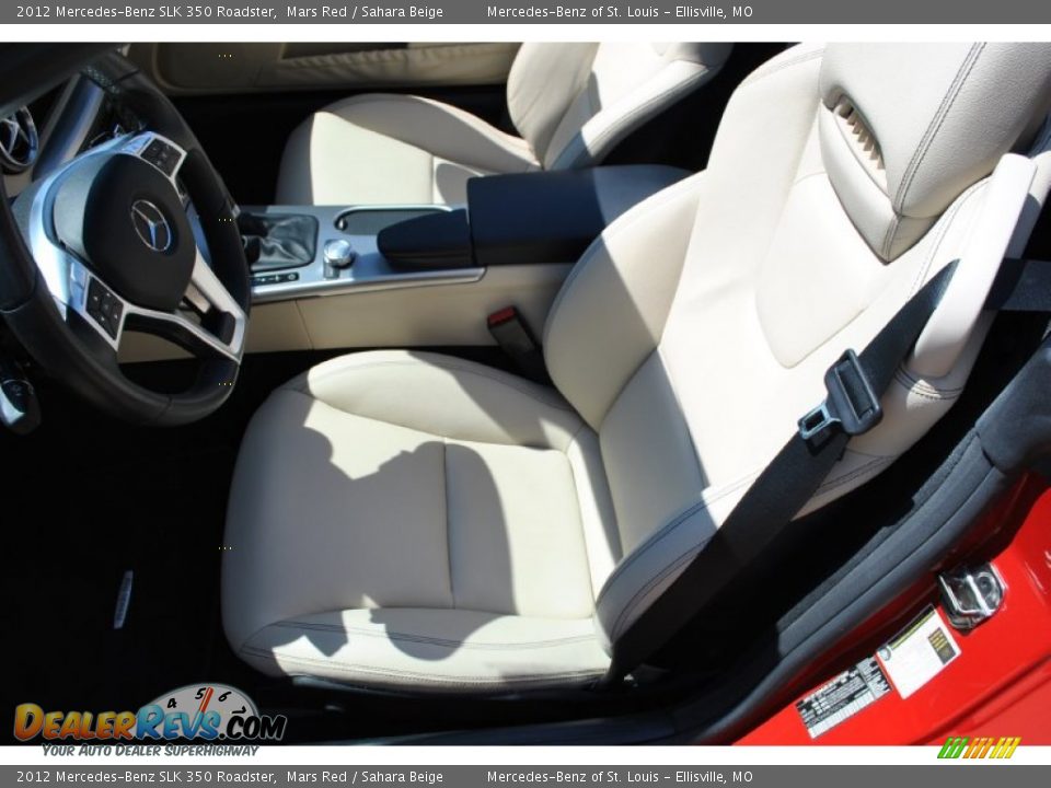 2012 Mercedes-Benz SLK 350 Roadster Mars Red / Sahara Beige Photo #19