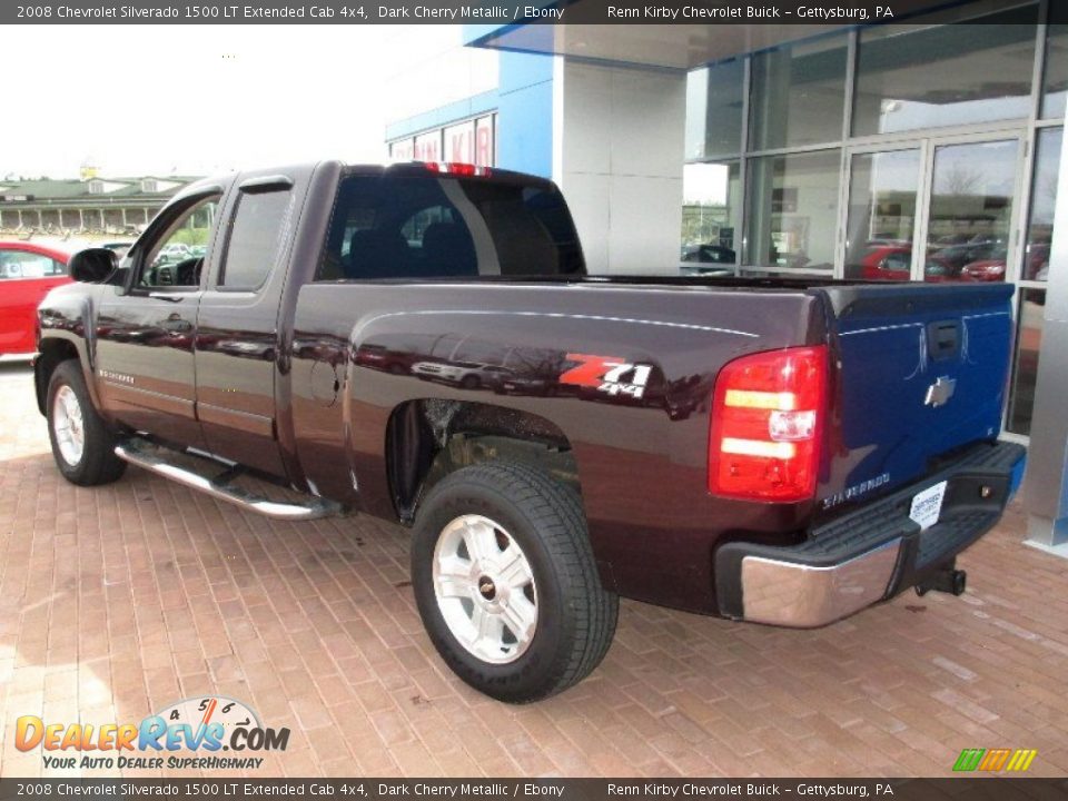 2008 Chevrolet Silverado 1500 LT Extended Cab 4x4 Dark Cherry Metallic / Ebony Photo #2