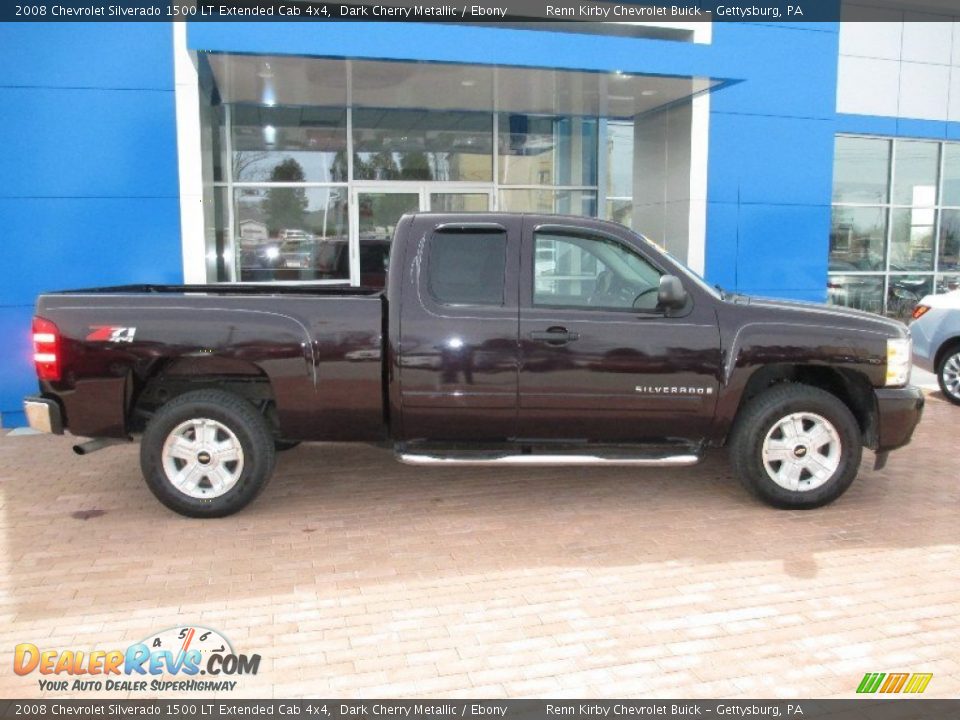 2008 Chevrolet Silverado 1500 LT Extended Cab 4x4 Dark Cherry Metallic / Ebony Photo #3