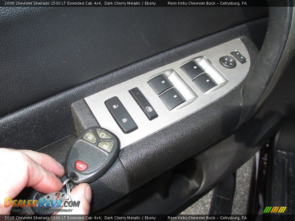 2008 Chevrolet Silverado 1500 LT Extended Cab 4x4 Dark Cherry Metallic / Ebony Photo #5