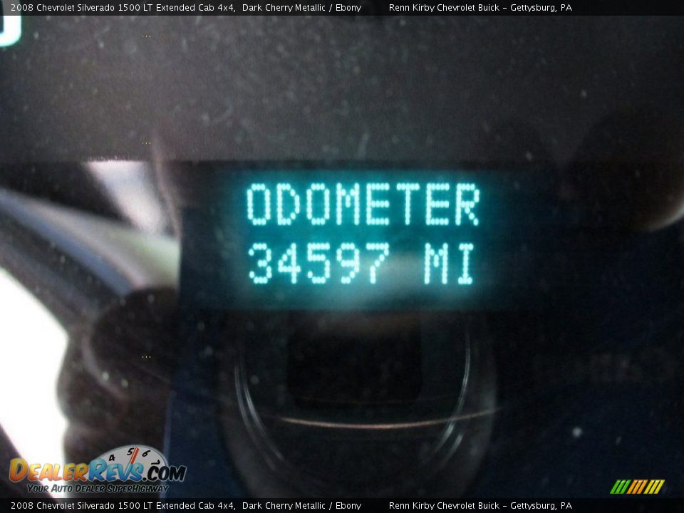 2008 Chevrolet Silverado 1500 LT Extended Cab 4x4 Dark Cherry Metallic / Ebony Photo #6