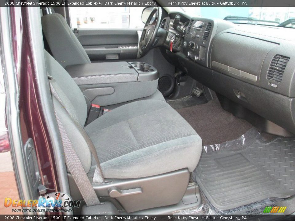 2008 Chevrolet Silverado 1500 LT Extended Cab 4x4 Dark Cherry Metallic / Ebony Photo #7