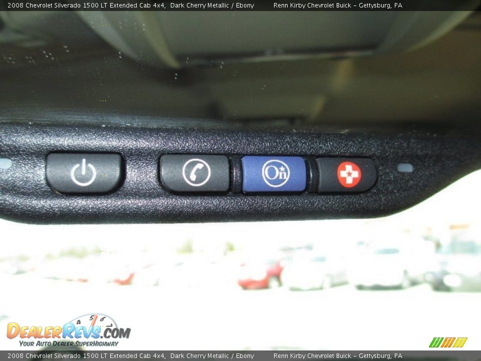 2008 Chevrolet Silverado 1500 LT Extended Cab 4x4 Dark Cherry Metallic / Ebony Photo #10
