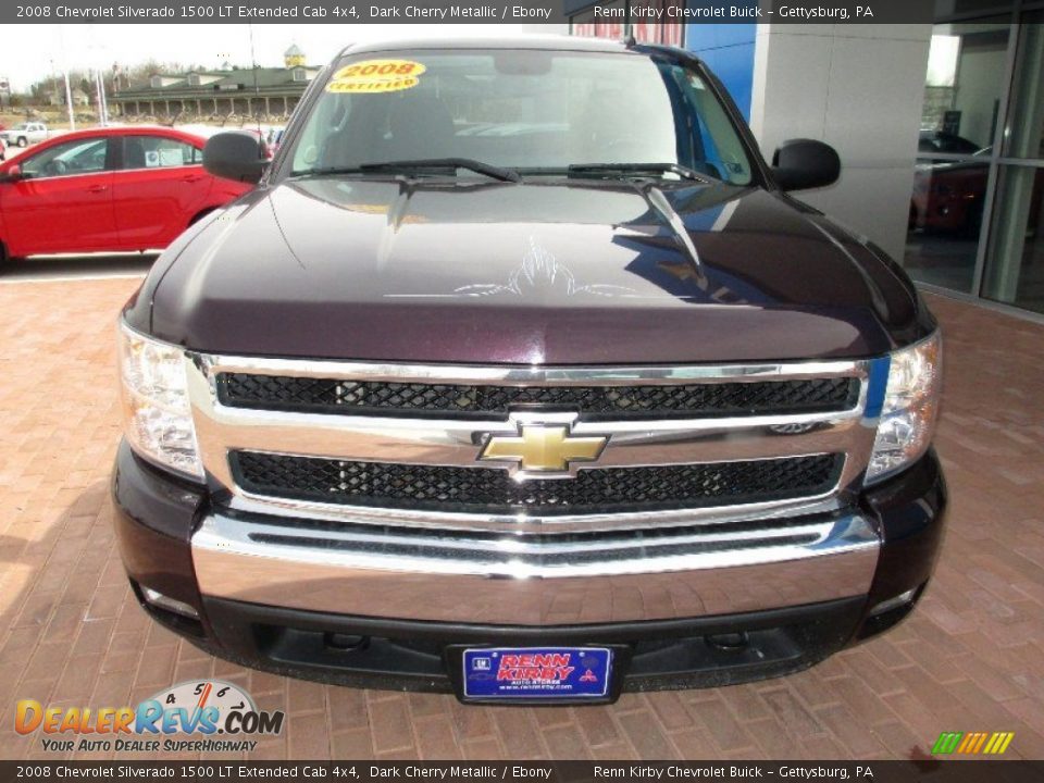 2008 Chevrolet Silverado 1500 LT Extended Cab 4x4 Dark Cherry Metallic / Ebony Photo #16
