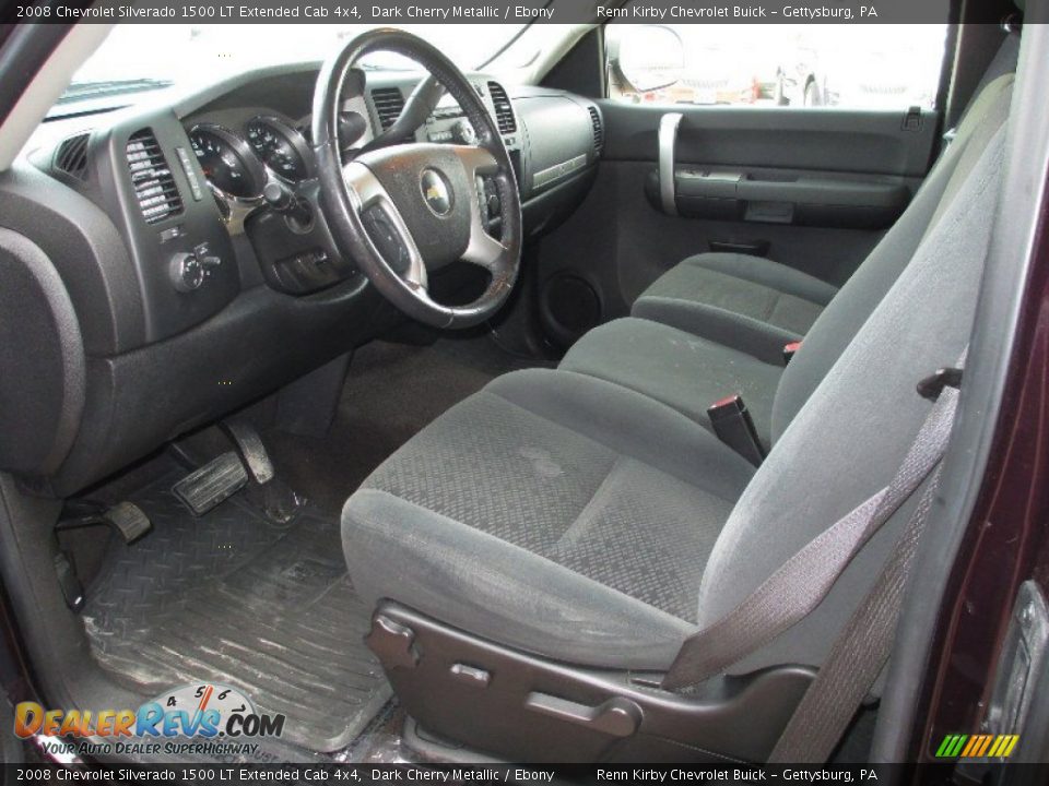 2008 Chevrolet Silverado 1500 LT Extended Cab 4x4 Dark Cherry Metallic / Ebony Photo #19