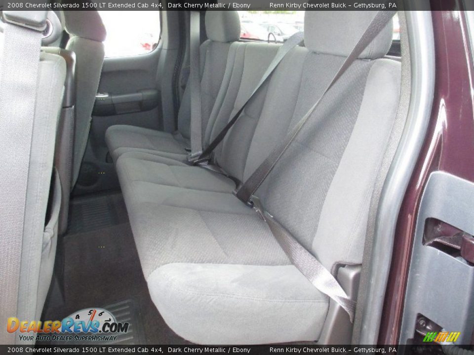2008 Chevrolet Silverado 1500 LT Extended Cab 4x4 Dark Cherry Metallic / Ebony Photo #20