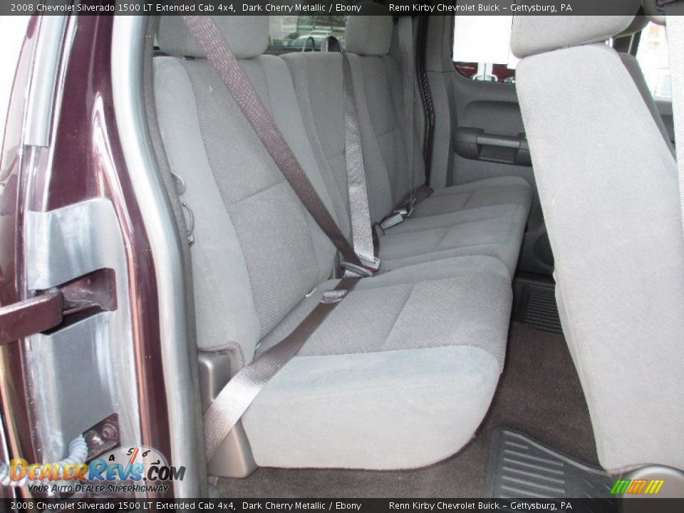 2008 Chevrolet Silverado 1500 LT Extended Cab 4x4 Dark Cherry Metallic / Ebony Photo #21
