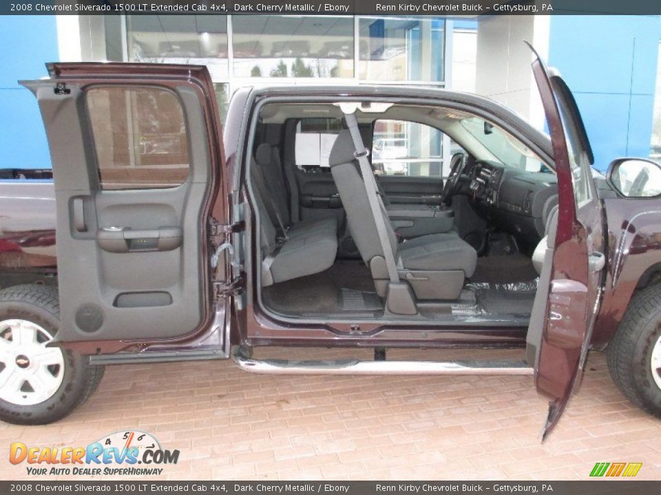 2008 Chevrolet Silverado 1500 LT Extended Cab 4x4 Dark Cherry Metallic / Ebony Photo #22