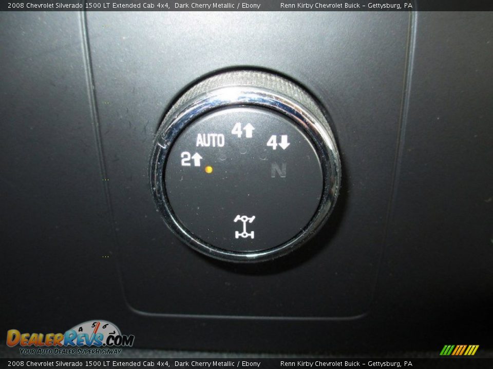 2008 Chevrolet Silverado 1500 LT Extended Cab 4x4 Dark Cherry Metallic / Ebony Photo #25