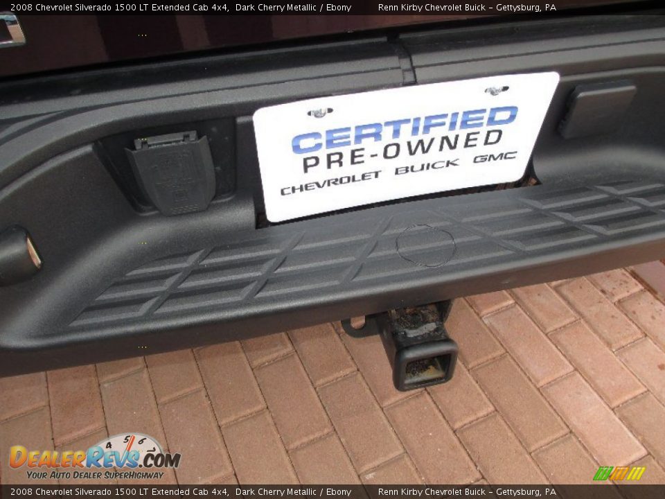 2008 Chevrolet Silverado 1500 LT Extended Cab 4x4 Dark Cherry Metallic / Ebony Photo #29