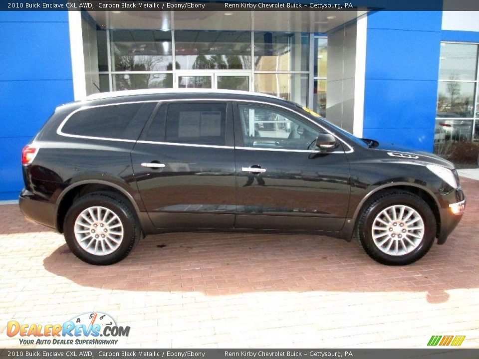 2010 Buick Enclave CXL AWD Carbon Black Metallic / Ebony/Ebony Photo #3