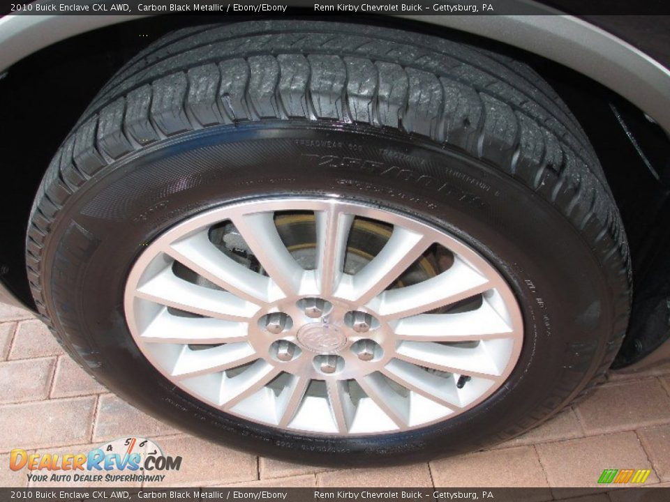 2010 Buick Enclave CXL AWD Carbon Black Metallic / Ebony/Ebony Photo #4