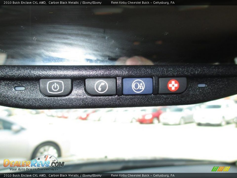 2010 Buick Enclave CXL AWD Carbon Black Metallic / Ebony/Ebony Photo #10