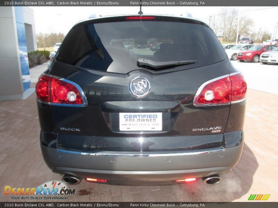2010 Buick Enclave CXL AWD Carbon Black Metallic / Ebony/Ebony Photo #15
