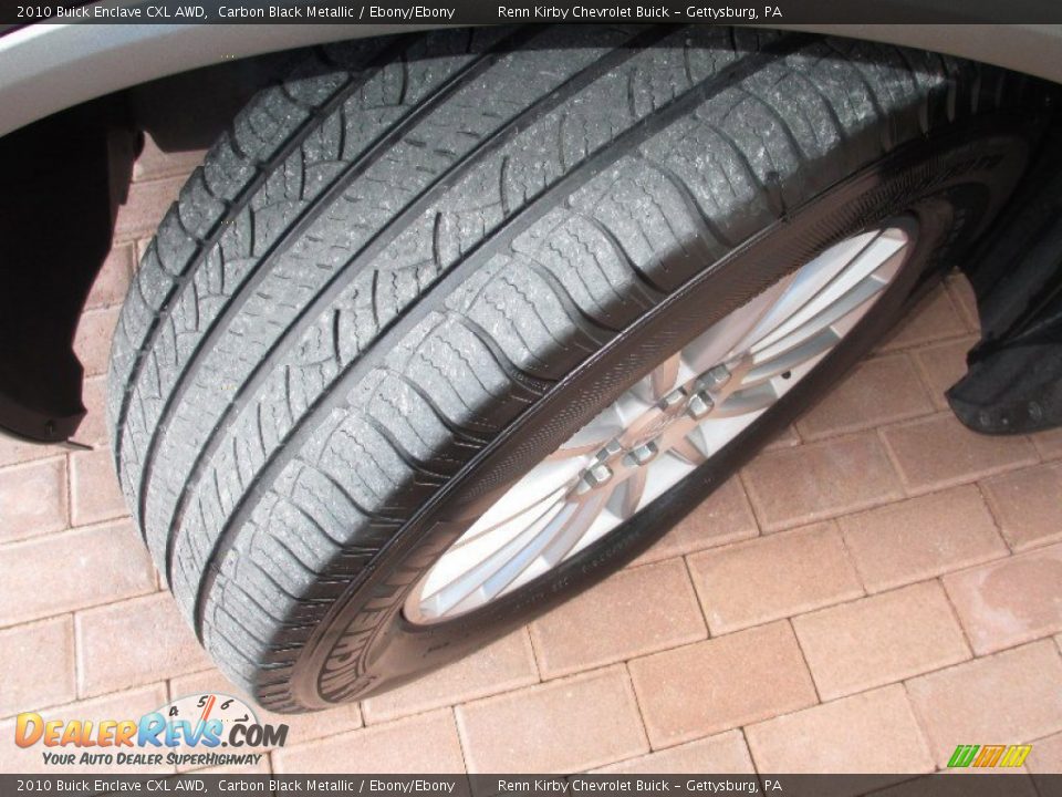 2010 Buick Enclave CXL AWD Carbon Black Metallic / Ebony/Ebony Photo #19