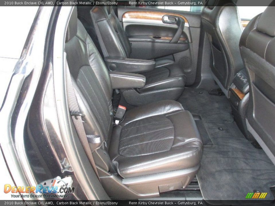2010 Buick Enclave CXL AWD Carbon Black Metallic / Ebony/Ebony Photo #25