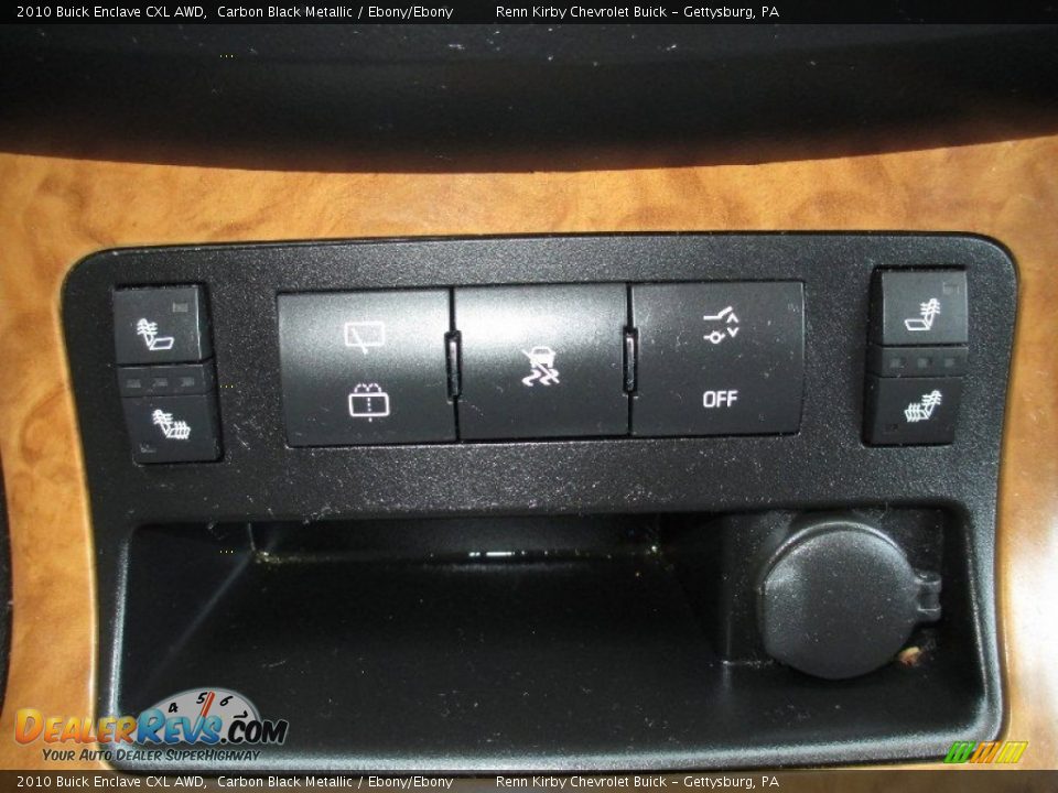 2010 Buick Enclave CXL AWD Carbon Black Metallic / Ebony/Ebony Photo #28