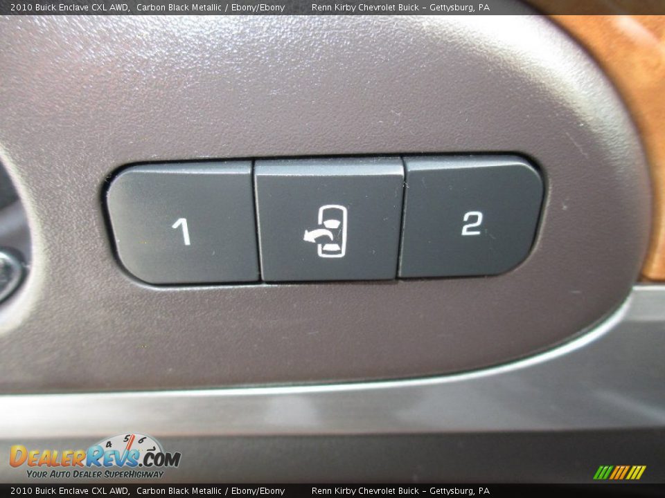 2010 Buick Enclave CXL AWD Carbon Black Metallic / Ebony/Ebony Photo #29