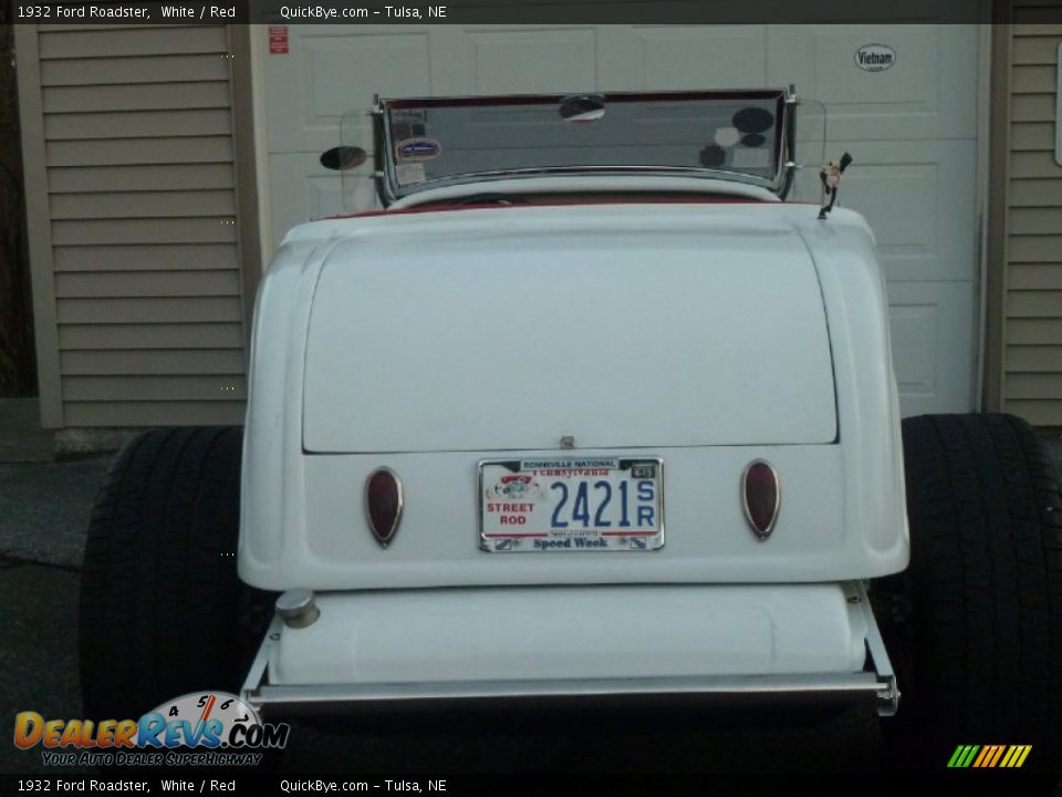 1932 Ford Roadster White / Red Photo #6