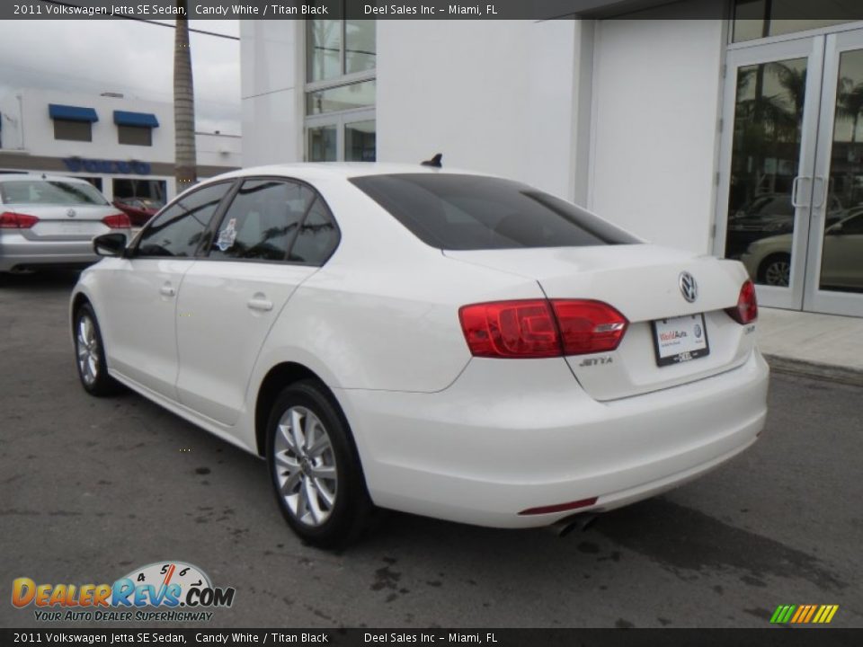 2011 Volkswagen Jetta SE Sedan Candy White / Titan Black Photo #3
