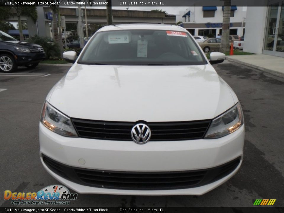 2011 Volkswagen Jetta SE Sedan Candy White / Titan Black Photo #8