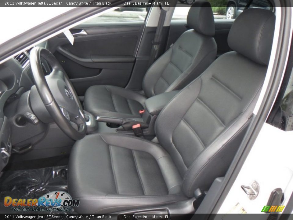 2011 Volkswagen Jetta SE Sedan Candy White / Titan Black Photo #9