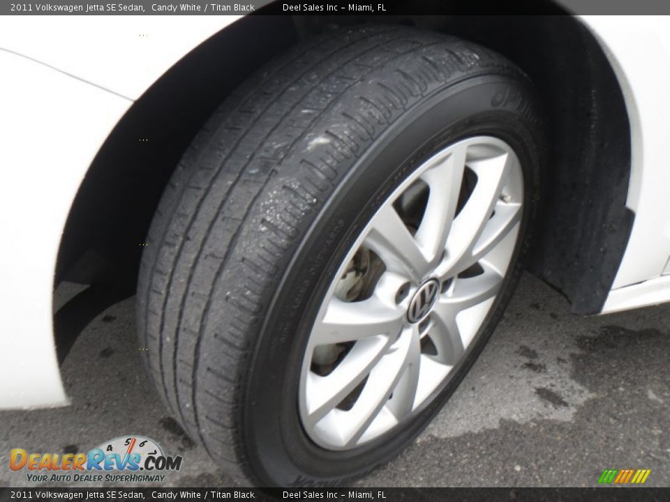 2011 Volkswagen Jetta SE Sedan Candy White / Titan Black Photo #13