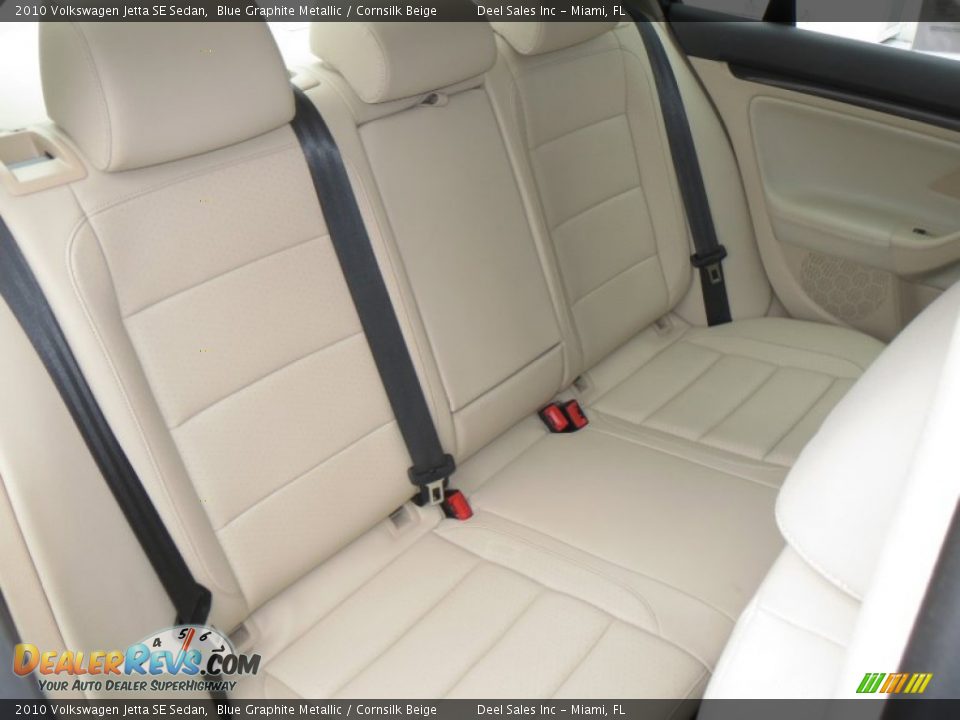 2010 Volkswagen Jetta SE Sedan Blue Graphite Metallic / Cornsilk Beige Photo #11