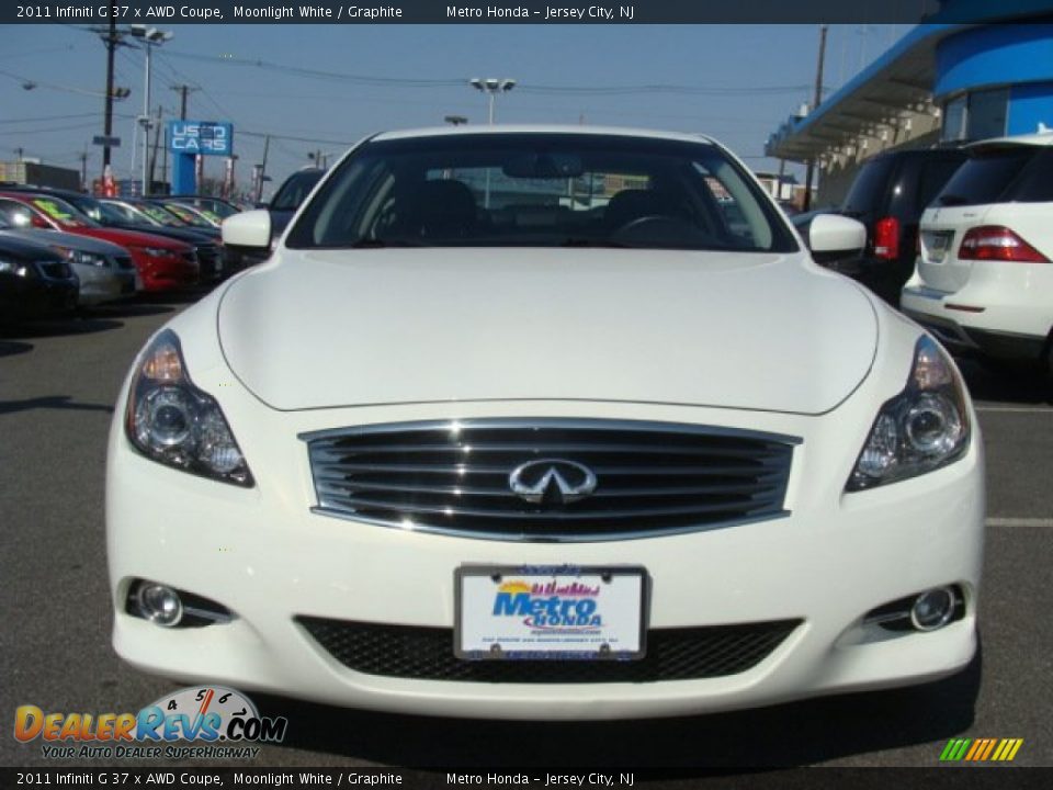 2011 Infiniti G 37 x AWD Coupe Moonlight White / Graphite Photo #2
