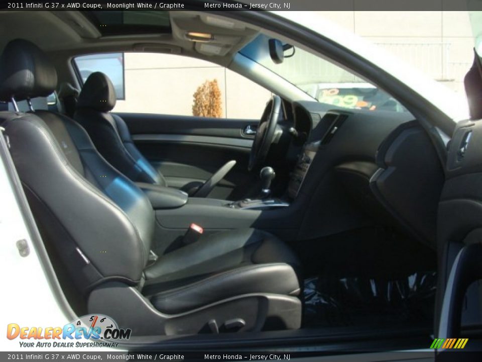 2011 Infiniti G 37 x AWD Coupe Moonlight White / Graphite Photo #9