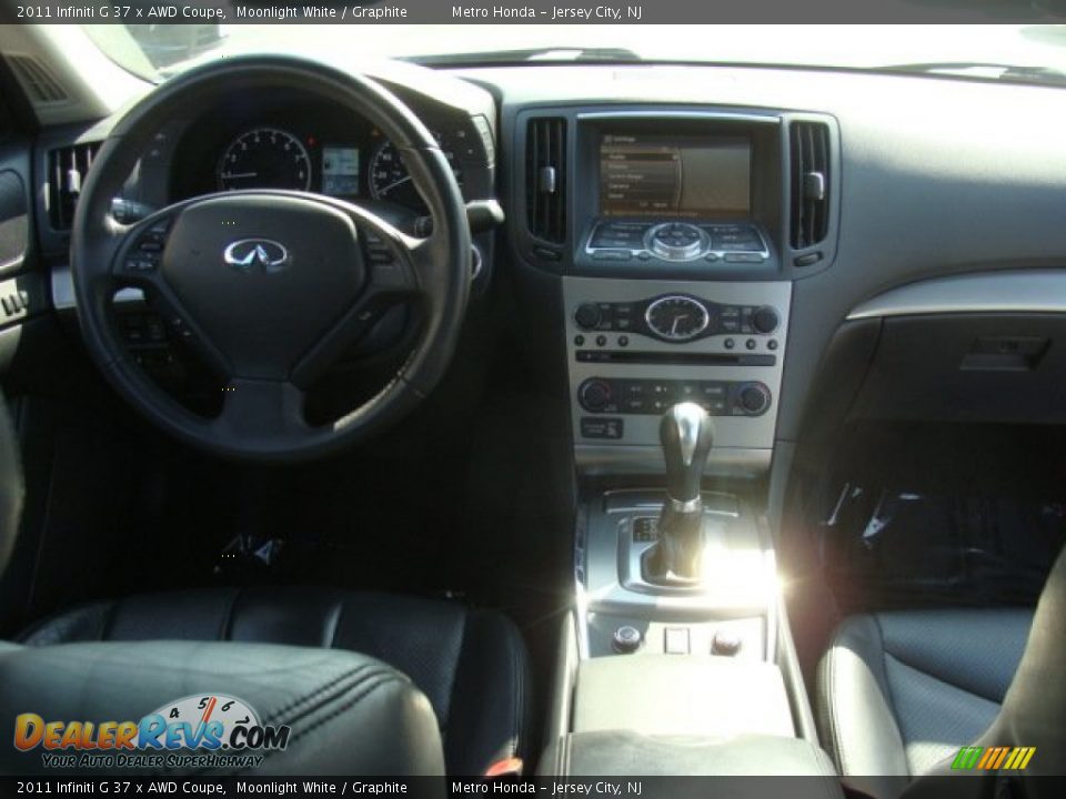 2011 Infiniti G 37 x AWD Coupe Moonlight White / Graphite Photo #10