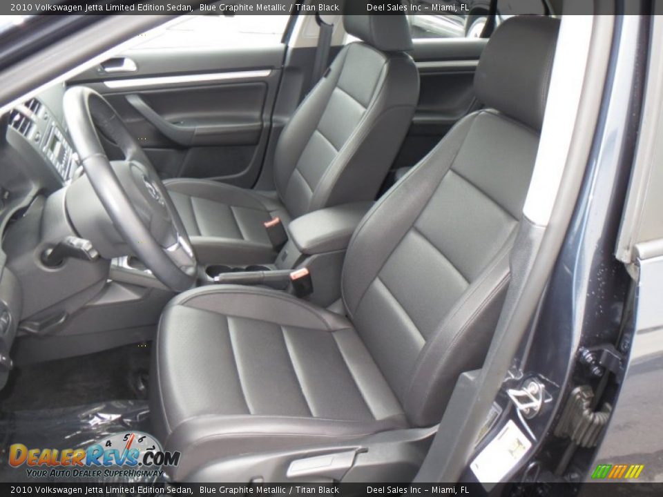 2010 Volkswagen Jetta Limited Edition Sedan Blue Graphite Metallic / Titan Black Photo #9