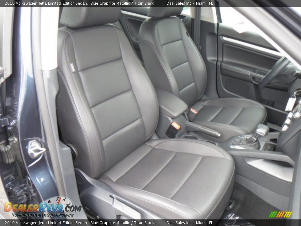 2010 Volkswagen Jetta Limited Edition Sedan Blue Graphite Metallic / Titan Black Photo #10