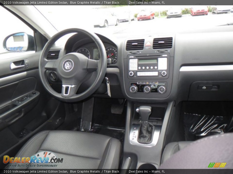 2010 Volkswagen Jetta Limited Edition Sedan Blue Graphite Metallic / Titan Black Photo #12