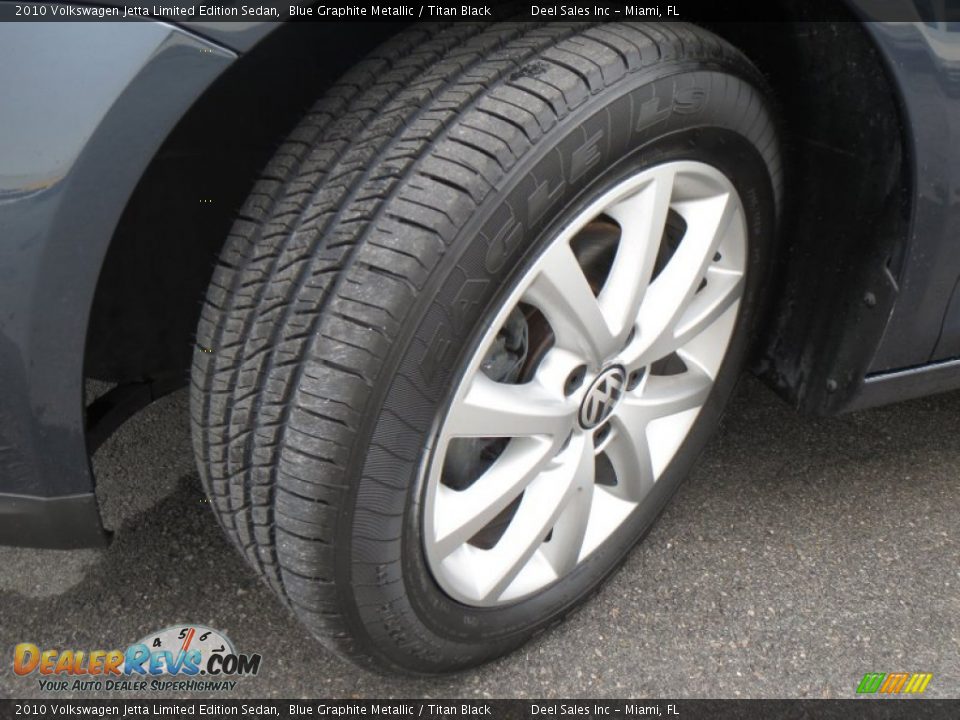 2010 Volkswagen Jetta Limited Edition Sedan Blue Graphite Metallic / Titan Black Photo #13