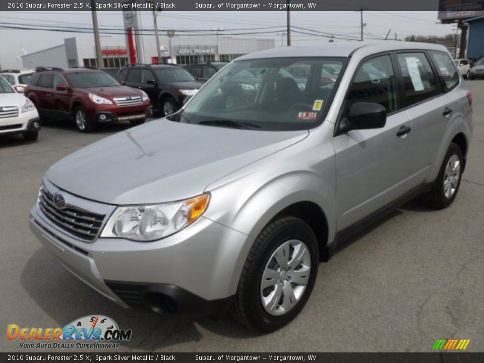 2010 Subaru Forester 2.5 X Spark Silver Metallic / Black Photo #3