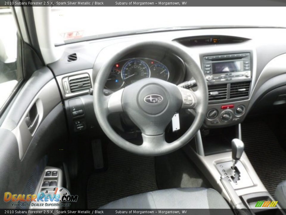 2010 Subaru Forester 2.5 X Spark Silver Metallic / Black Photo #6