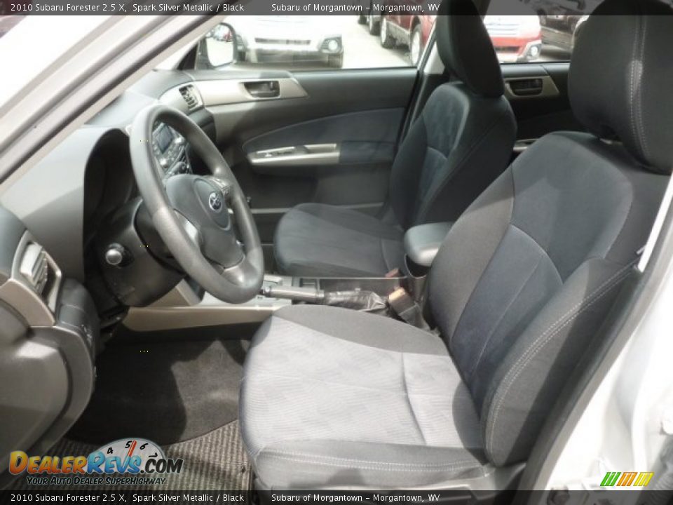 2010 Subaru Forester 2.5 X Spark Silver Metallic / Black Photo #7